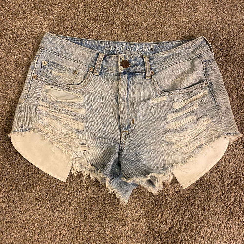 American Eagle denim cutoff shorts